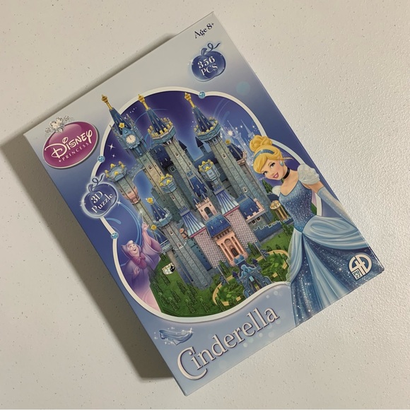 4D Build: Disney Princess Cinderella 3D Castle 356-Piece Puzzle-NIB - Picture 4 of 11